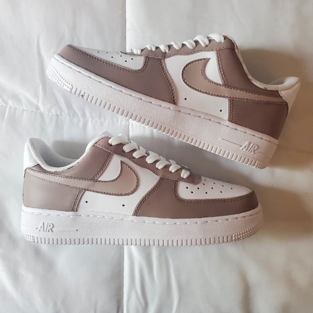 Nike Airforce One Custom Chocolate - Picture 1 of 5